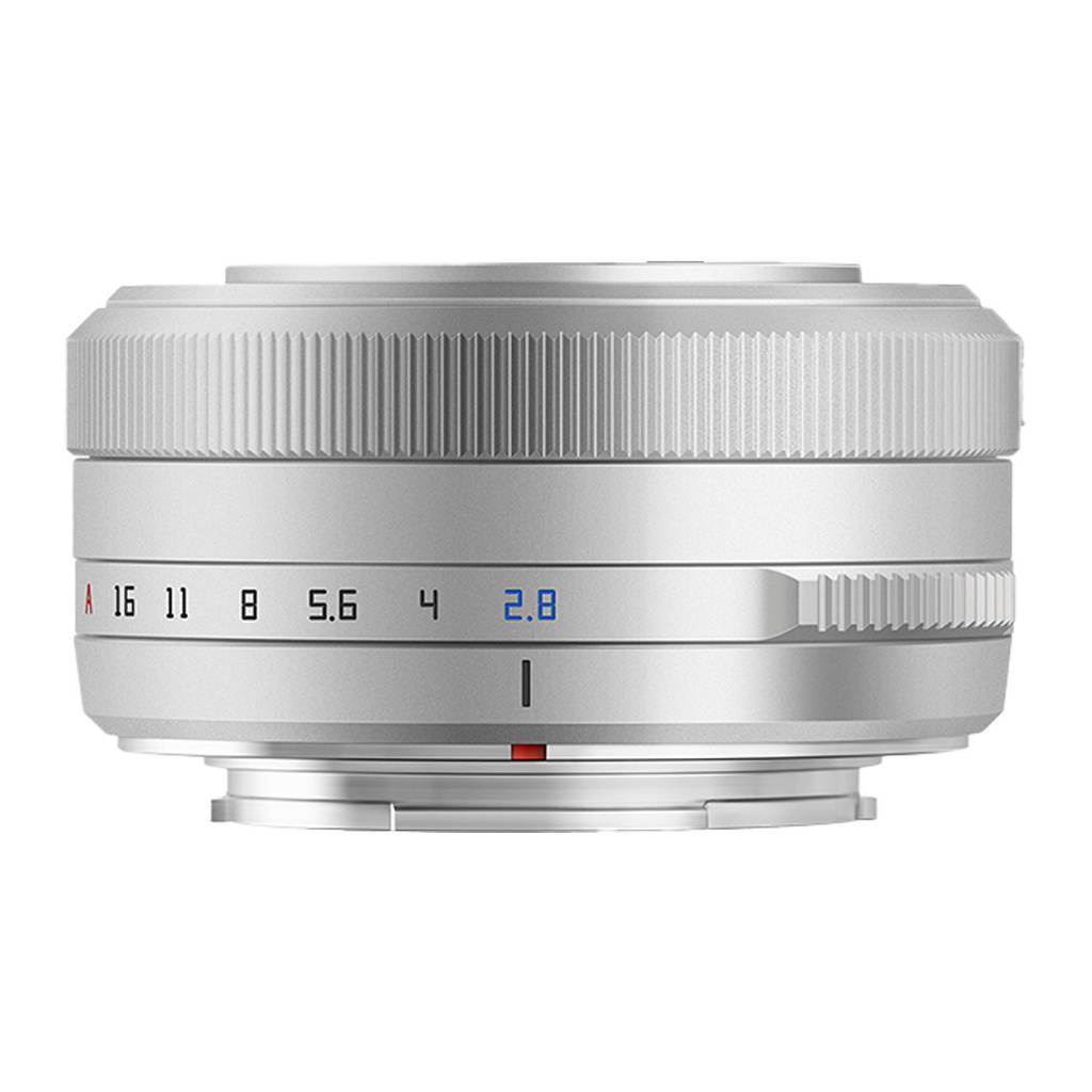 TTArtisan AF 27mm f2.8 for X E and Z Mount APS-C Camera Lens Black and Silver