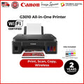 Canon PIXMA G3010 Printer Refillable Ink Tank Wireless All-In-One WIRELESS Built-in Wi-Fi