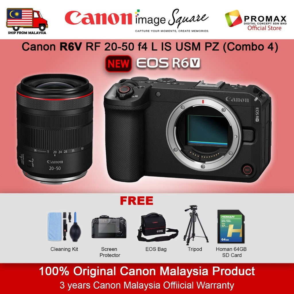 Canon EOS R6V Mirrorless Camera Full-Frame CMOS Sensor 7K30 Open Gate R6 V
