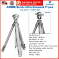 Leofoto AZ-204C+MBH-30 AZ-235C+MBH-30 Ballhead AZURE Ultra Compact Tripod
