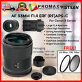 Vistilen 33mm f1.4 APS-C Auto Focus STM Lens for EFR (RF) Mount Cameras RF rf 33MM