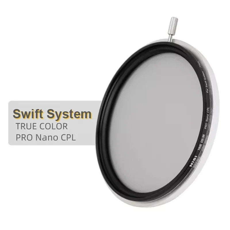 NISI SWIFT SYSTEM TRUE COLOR PRO NANO CPL FILTER FOR SWIFT SYSTEMS CIRCULAR POLARISER