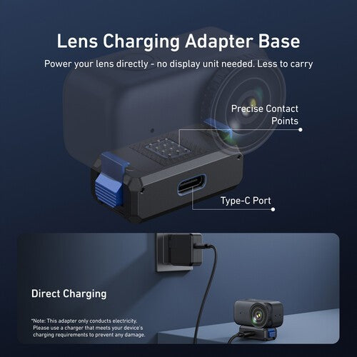 TELESIN S7-JBK-17-TDJ CHARGING ADAPTER BASE FOR DJI OSMO NANO QUICK RELEASE CHARGER BASE
