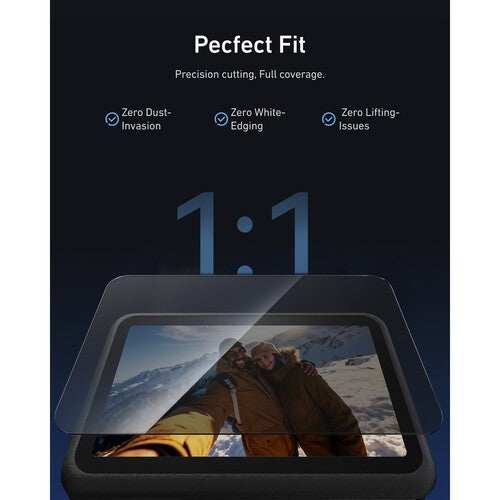TELESIN S6-FLM-25 TEMPERED GLASS SCREEN PROTECTOR FOR DJI ACTION 6 (1 SET) ACTION CAMERA