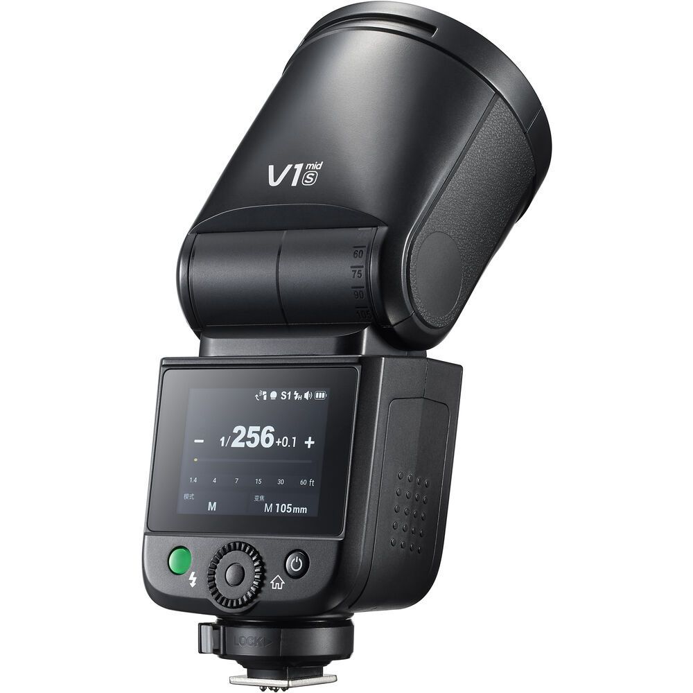 GODOX V1 mid TTL ON CAMERA FLASH FOR MIRRORLESS CAMERA V1Mid S C F N O