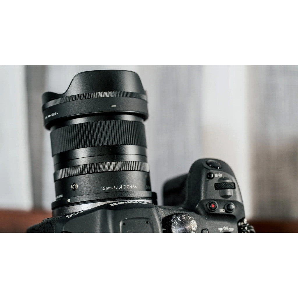 SIGMA 15mm f1.4 DC Contemporary Lens(E, RF, X MOUNT) APS-C