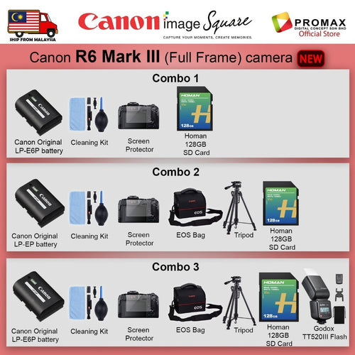 CANON EOS R6 Mark III Full Frame Mirrorless Dual Pixel CMOS AF II R6 MKIII R6III R63 R6 MARKIII