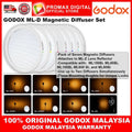 Godox ML-D Magnetic Diffuser Set for ML150Bi ML80Bi ML100Bi ML60IIBi ML60Bi