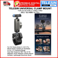 TELESIN S3-HBM-14-TDJ UNIVERSAL CLAMP MOUNT FOR ACTION 3 4 5 PRO QUICK RELEASE MOUNT