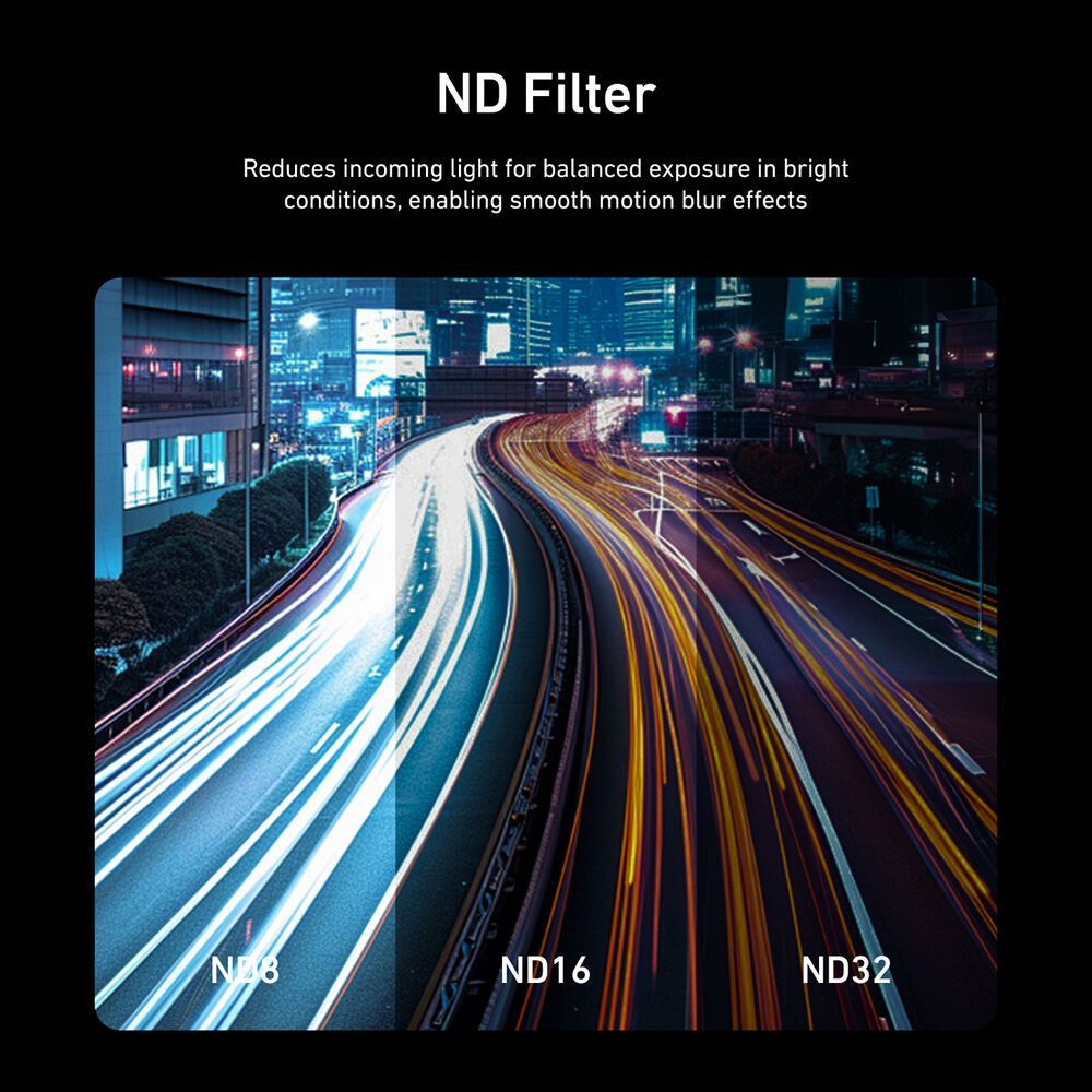 TELESIN S5-FLT-40 FILTER SET FOR DJI ACTION 6 CPL ND 8 16 32 POLARIZER FILTER ACTION CAMERA