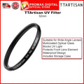 TTArtisan Slim PRO UV Filter 52mm for Wide Angles Lens Blocks UV Light Lens Protection