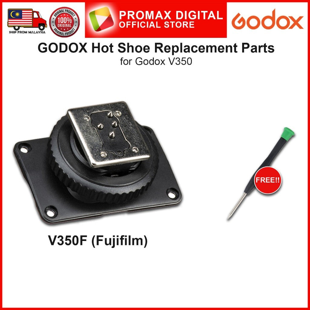 Godox Hot Shoe Replacement Parts for V350 Canon Fujifilm Nikon Sony Olympus