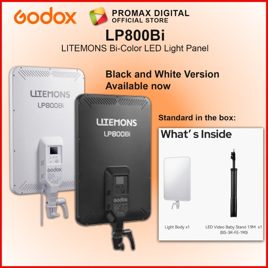 GODOX LP800Bi LITEMONS Bi-Color LED Light Panel Studio Lighting Panel Light.