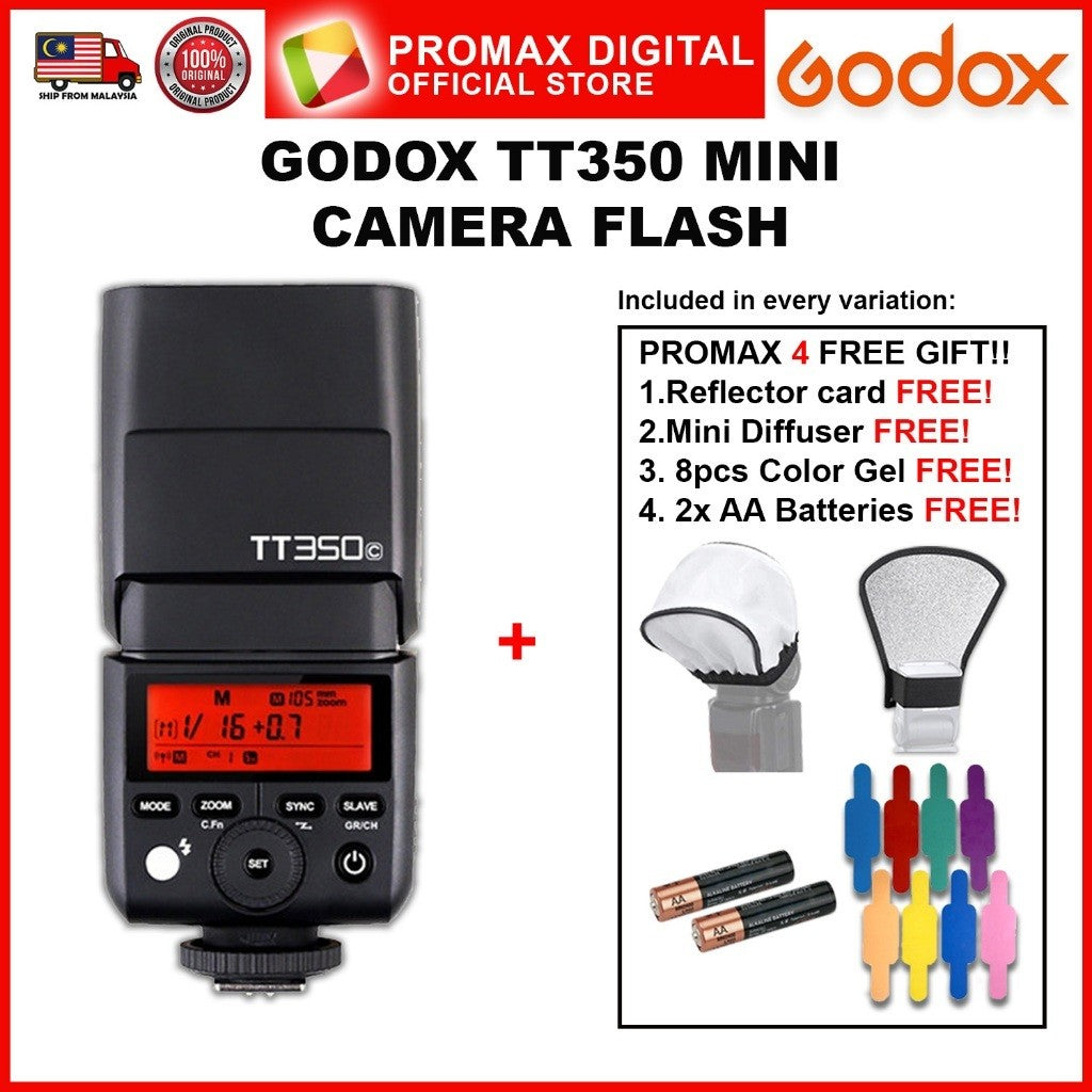 Godox TT350 Mini Thinklite Portable Speedlite Wireless