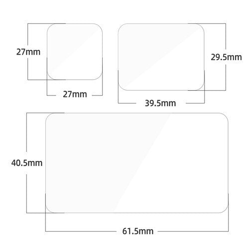 TELESIN S6-FLM-07-TGP TEMPERED GLASS SCREEN PROTECTOR FOR GOPRO HERO 13