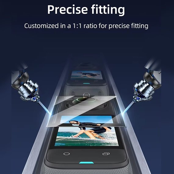 TELESIN S6-FLM-04-TIS HD TEMPERED FILM SCREEN PROTECTOR FOR INSTA360 X4