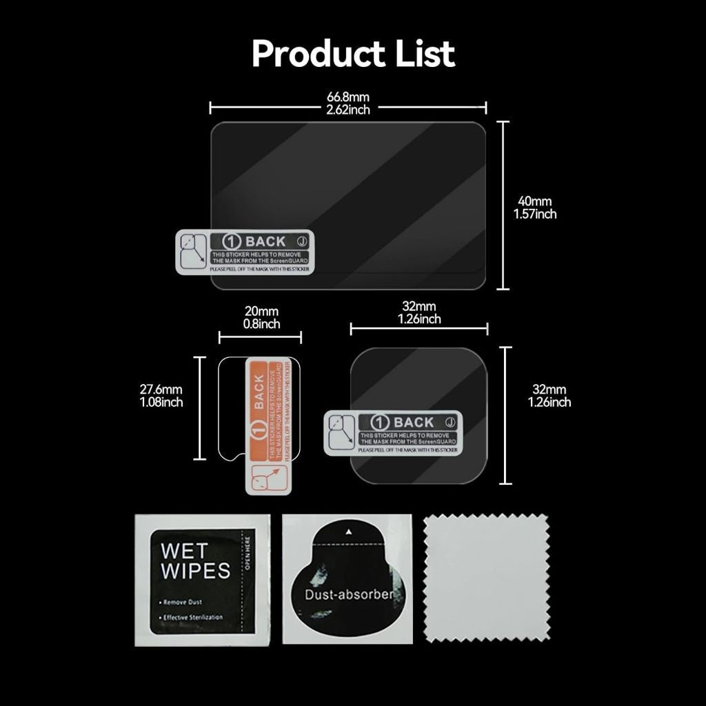 TELESIN S6-FLM-14-TIS Tempered Glass Film Set