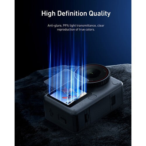 TELESIN S6-FLM-25 TEMPERED GLASS SCREEN PROTECTOR FOR DJI ACTION 6 (1 SET) ACTION CAMERA