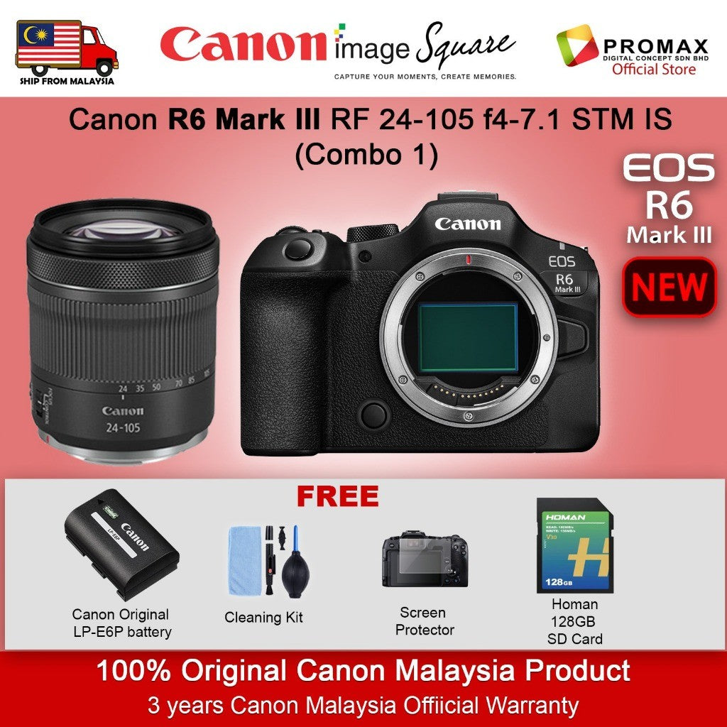 CANON EOS R6 Mark III Full Frame Mirrorless Dual Pixel CMOS AF II R6 MKIII R6III R63 R6 MARKIII