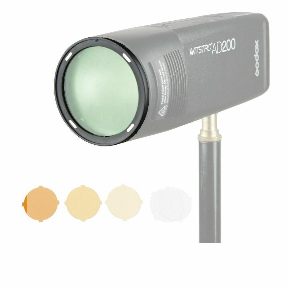 Godox V-11C V-11T and AK-R16 Magnetic Filters for Round Head Flash V1 AD200 Color Filter V11C V11T