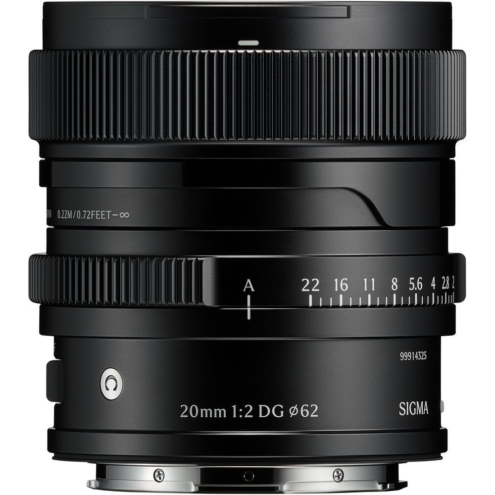 SIGMA 20mm f2 DG Contemporary Lens Mirrorless Full Frame Camera Lens ( E , L Mount)