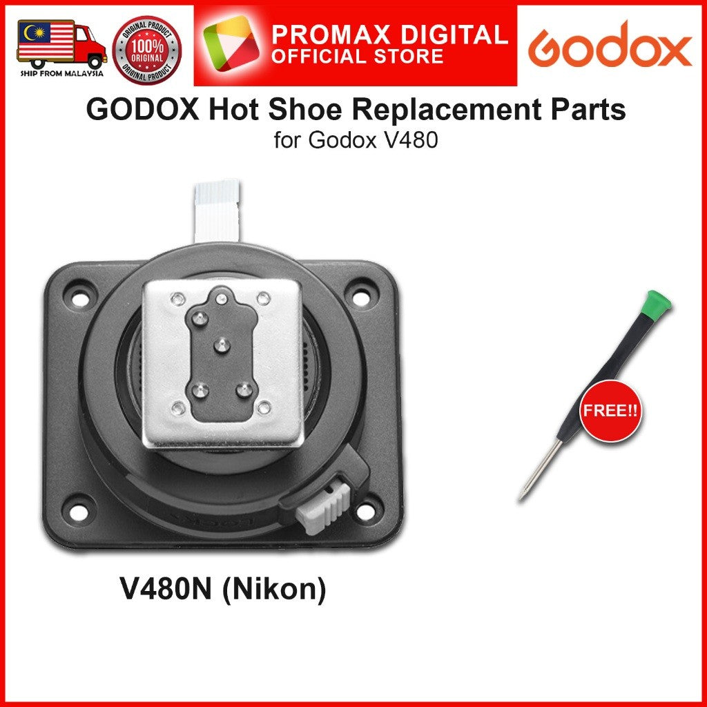 Godox Hot Shoe Replacement Parts for V480 Canon Sony Nikon Fujifilm Olympus