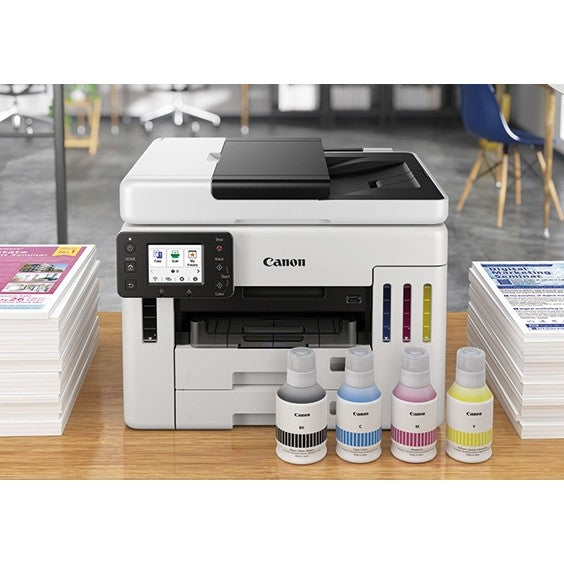 (NEW) Canon MAXIFY GX6170 GX7170 Easy Refillable Ink Tank Wireless High Capacity Printer GI-76 Ink