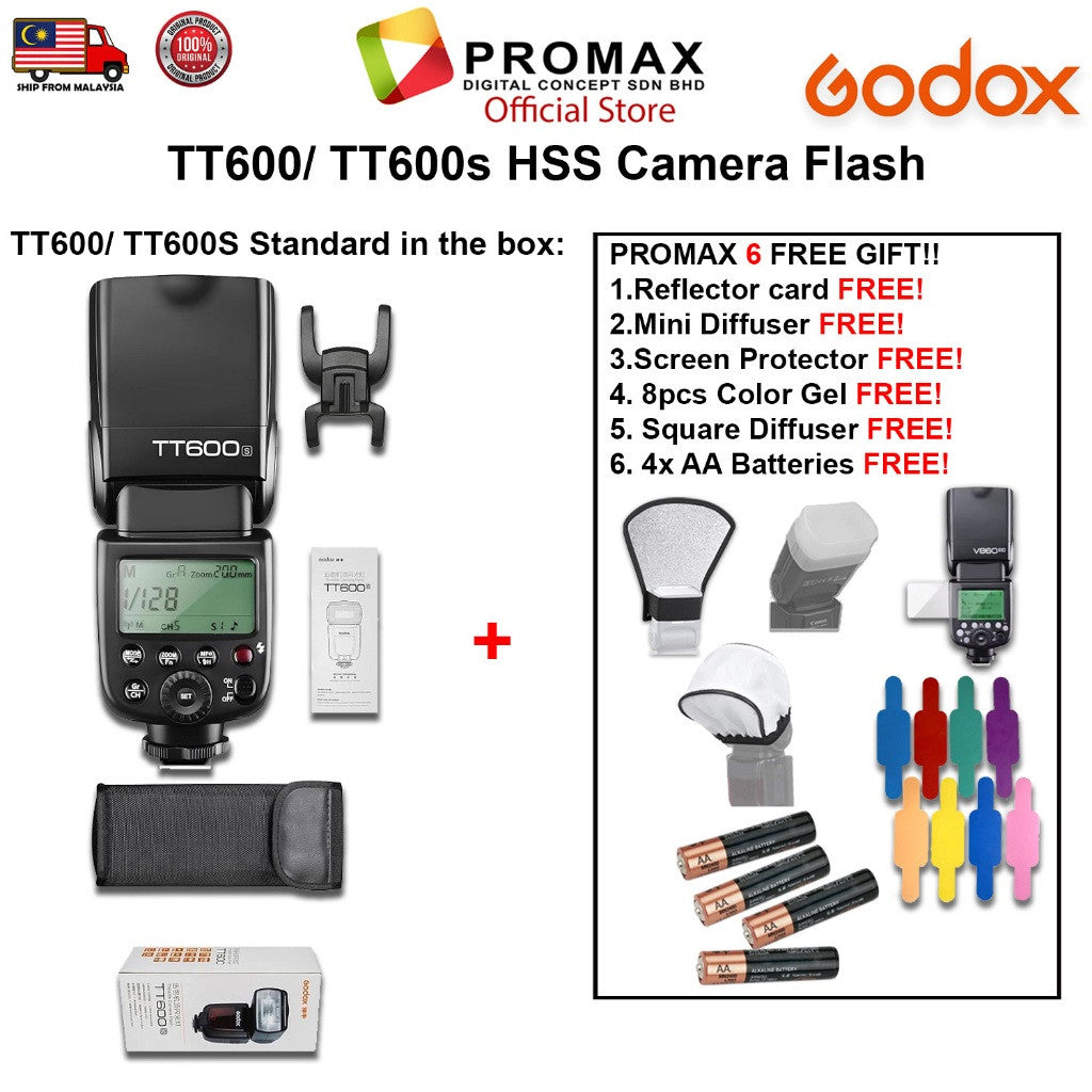 Godox TT600 TT600S Thinklite Flash Speedlite