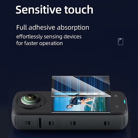 TELESIN S6-FLM-04-TIS HD TEMPERED FILM SCREEN PROTECTOR FOR INSTA360 X4