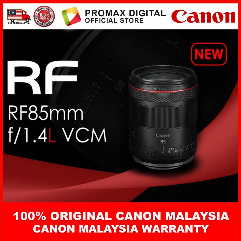 (NEW) CANON RF 85mm f1.4 L VCM SHIP FROM MALAYSIA