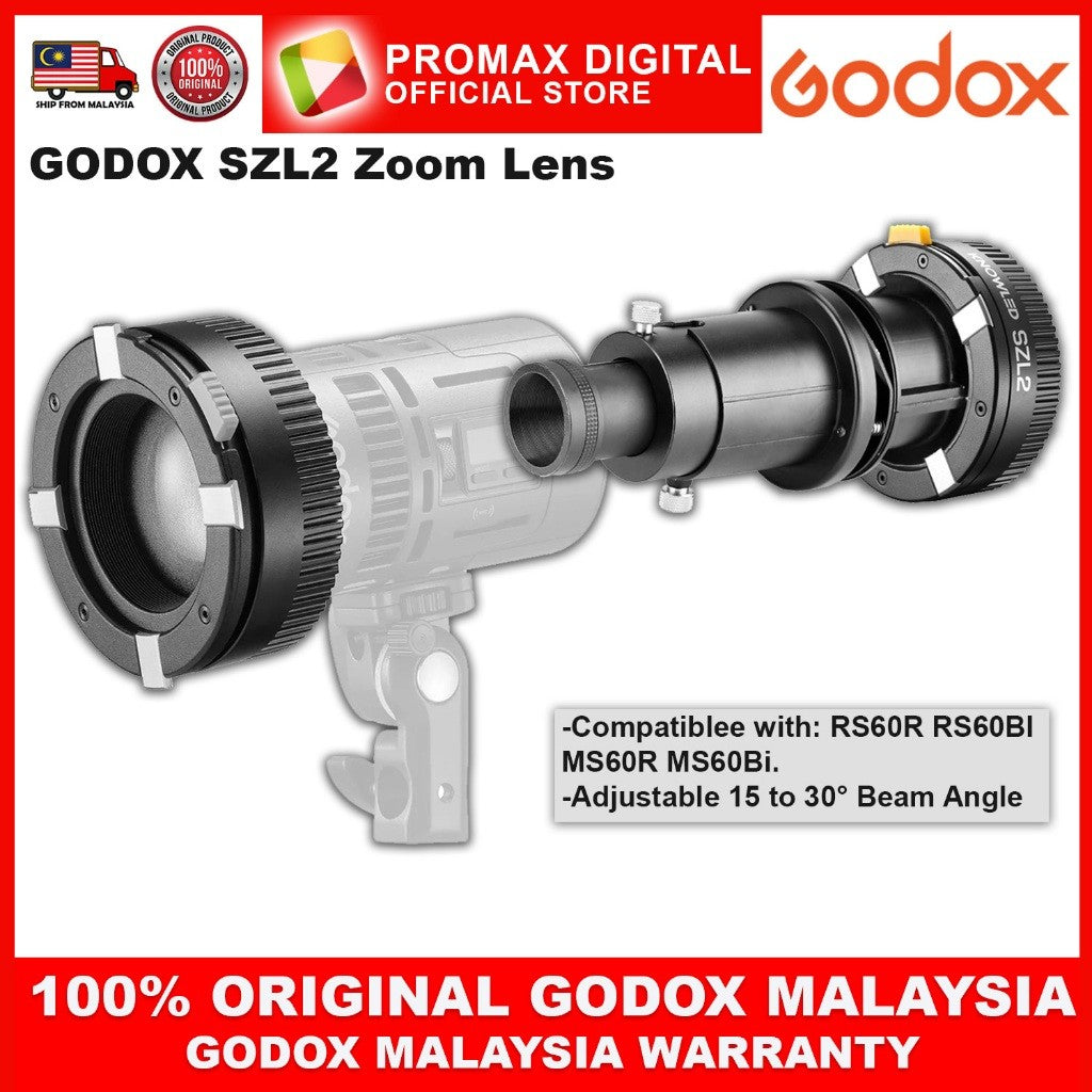 GODOX SZL2 Zoom Lens for MS60Bi MS60R RS60Bi RS60R
