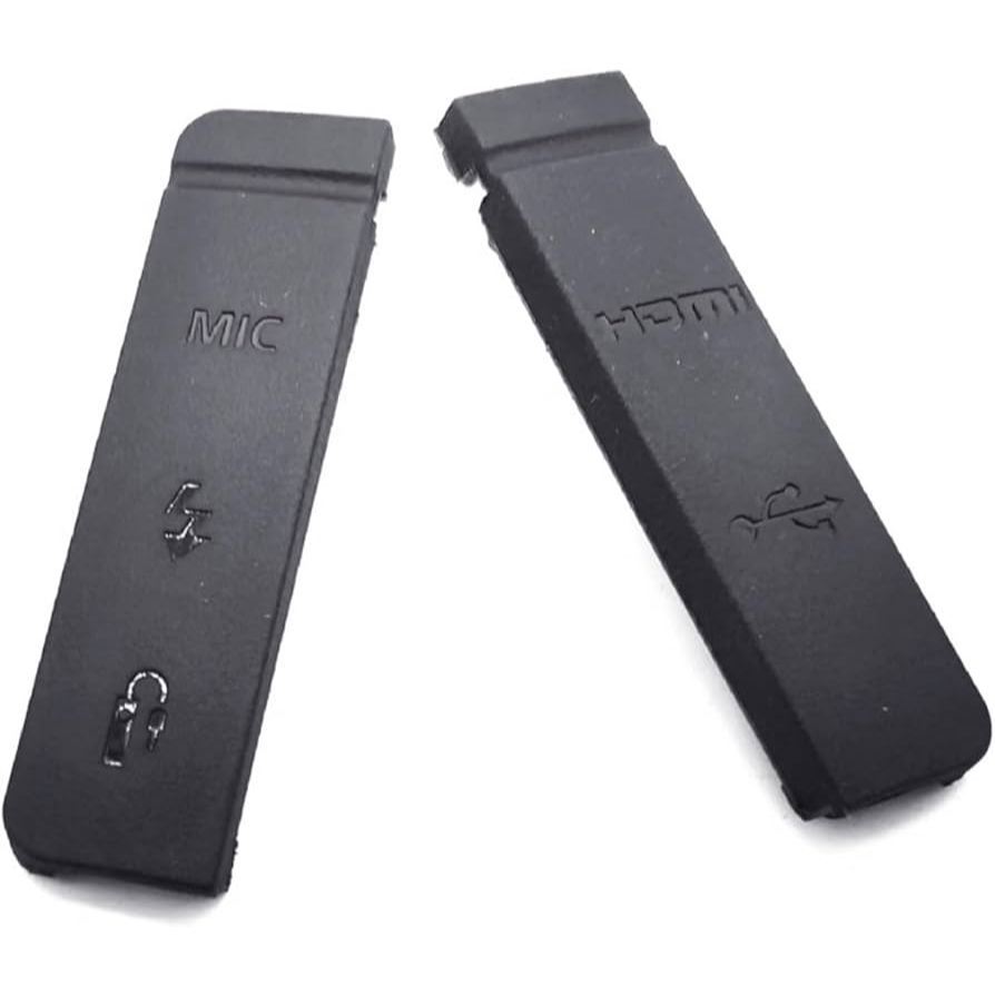 Canon EOS 5D2,5D3,5D4,6D,6D2,7D,7D2 USB / AV OUT/ HDMI/ MIC Replacement Rubber Door Bottom Cover