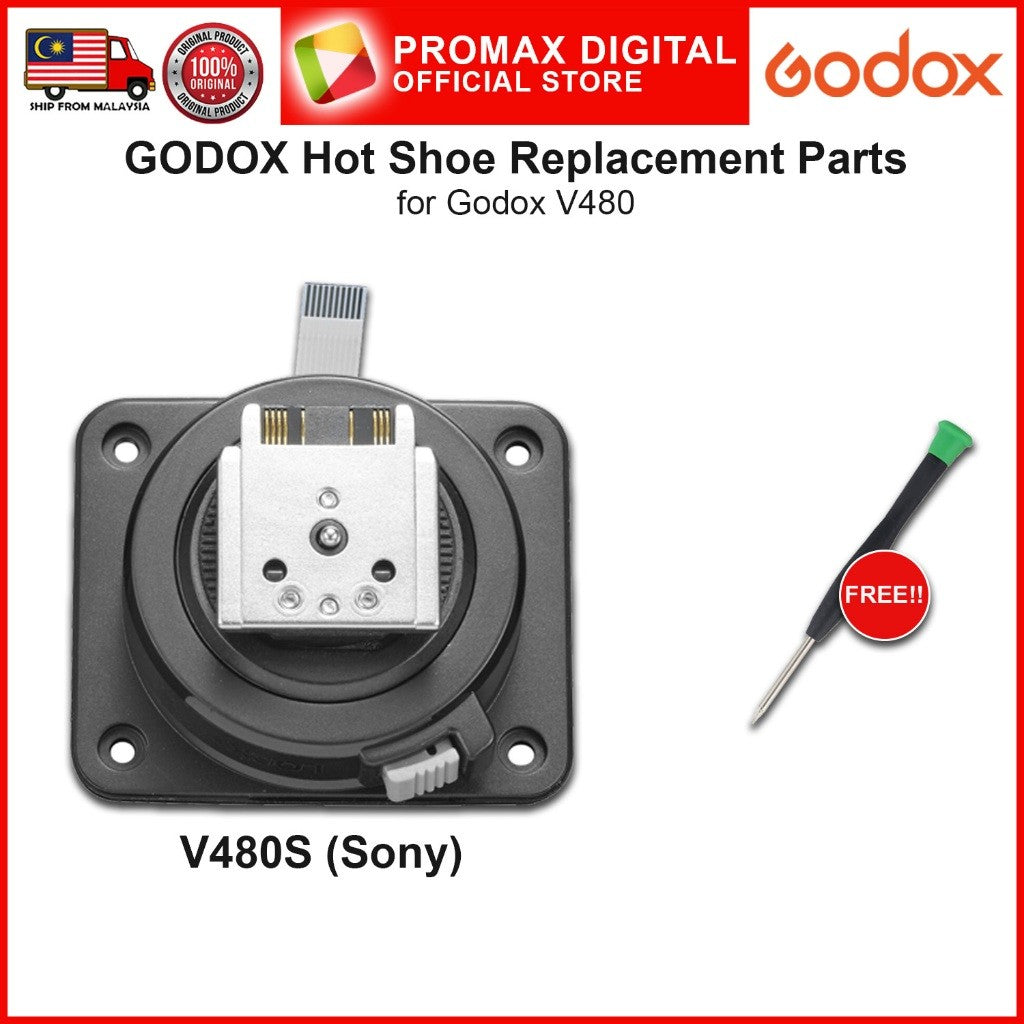 Godox Hot Shoe Replacement Parts for V480 Canon Sony Nikon Fujifilm Olympus