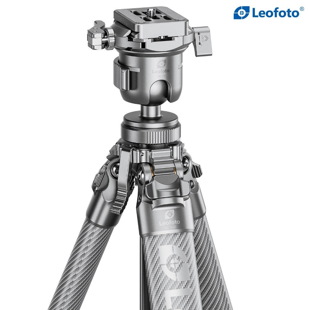 Leofoto AZ-204C+MBH-30 AZ-235C+MBH-30 Ballhead AZURE Ultra Compact Tripod