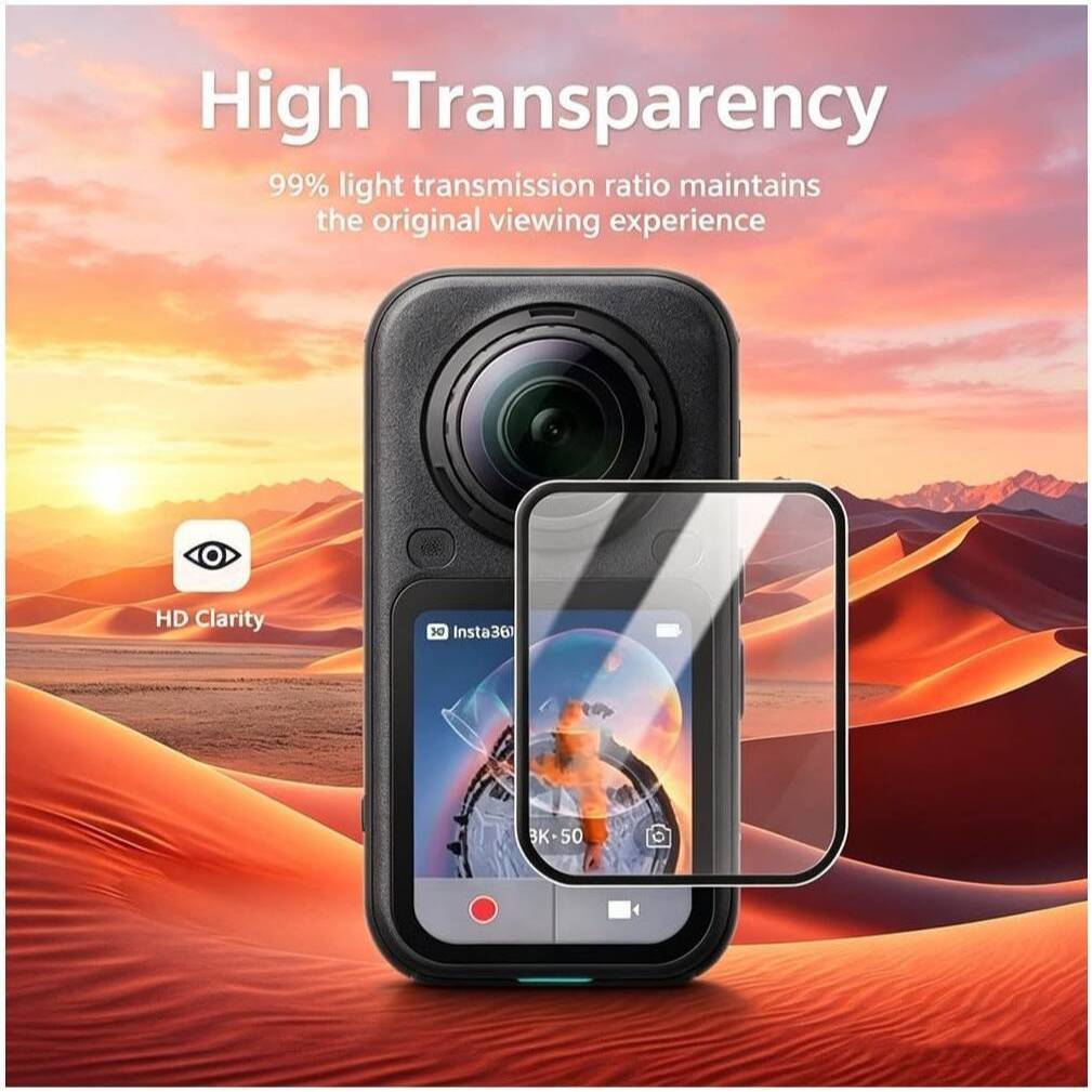 Tempered Glass Screen Protector for insta360 X6 Protection Film
