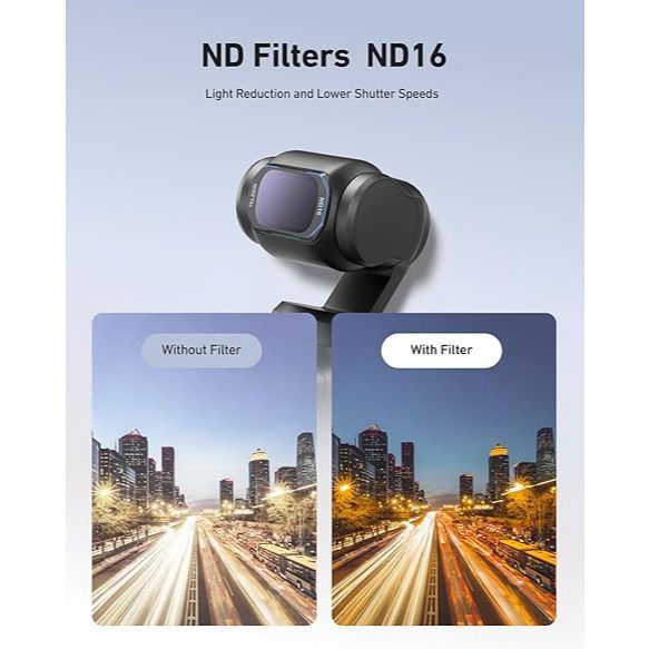 TELESIN S5-FLT-37-TDJ ND / CPL MAGNETIC FILTER KIT FOR DJI OSMO POCKET 3