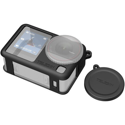TELESIN S6-PTC-11 SILLICONE BODY CASE AND LENS COVER FOR DJI OSMO ACTION 6 CAMERA CASE