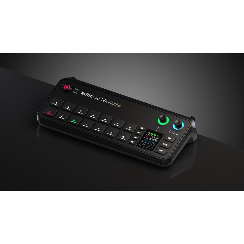 RODE RODECASTER VIDEO S VIDEO AUDIO PRODUCTION CONSOLE VIDEO AUDIO SWITCHER