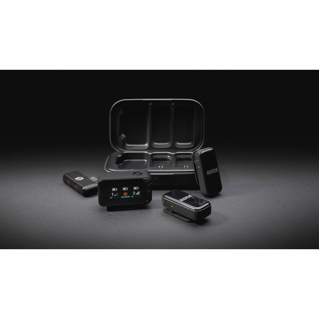 RODE WIRELESS MICRO CAMERA KIT MICROPHONE KIT FOR SMARTPHONES DSLR MIRRORLESS CAMERAS AND PC