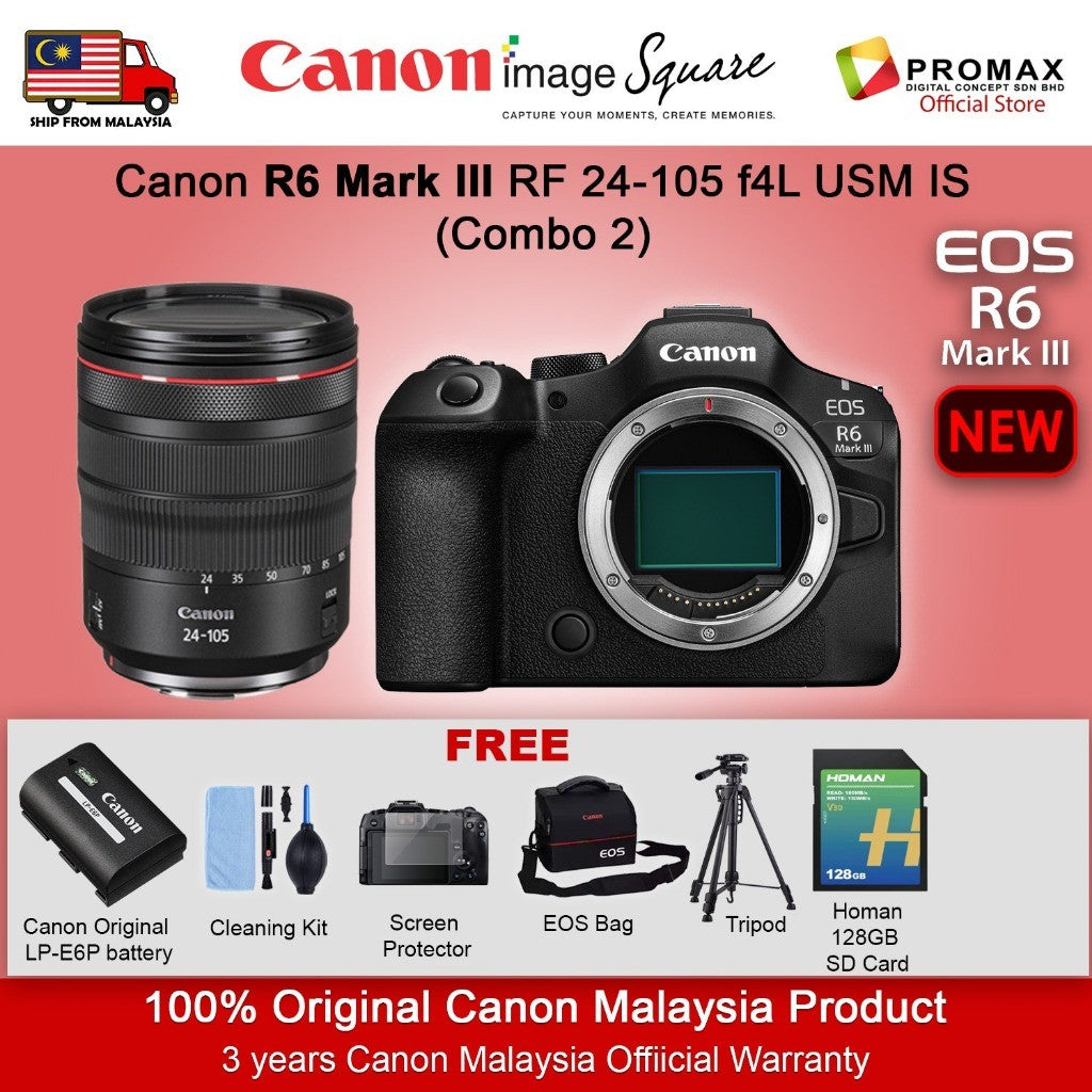 CANON EOS R6 Mark III Full Frame Mirrorless Dual Pixel CMOS AF II R6 MKIII R6III R63 R6 MARKIII