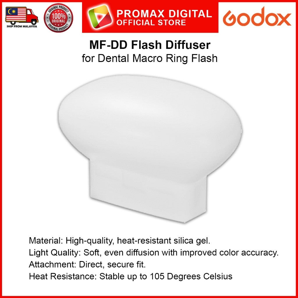 Godox MF-DD Dental Macro Ring Flash Diffuser for MF-12 MF-T76S MF-T76C