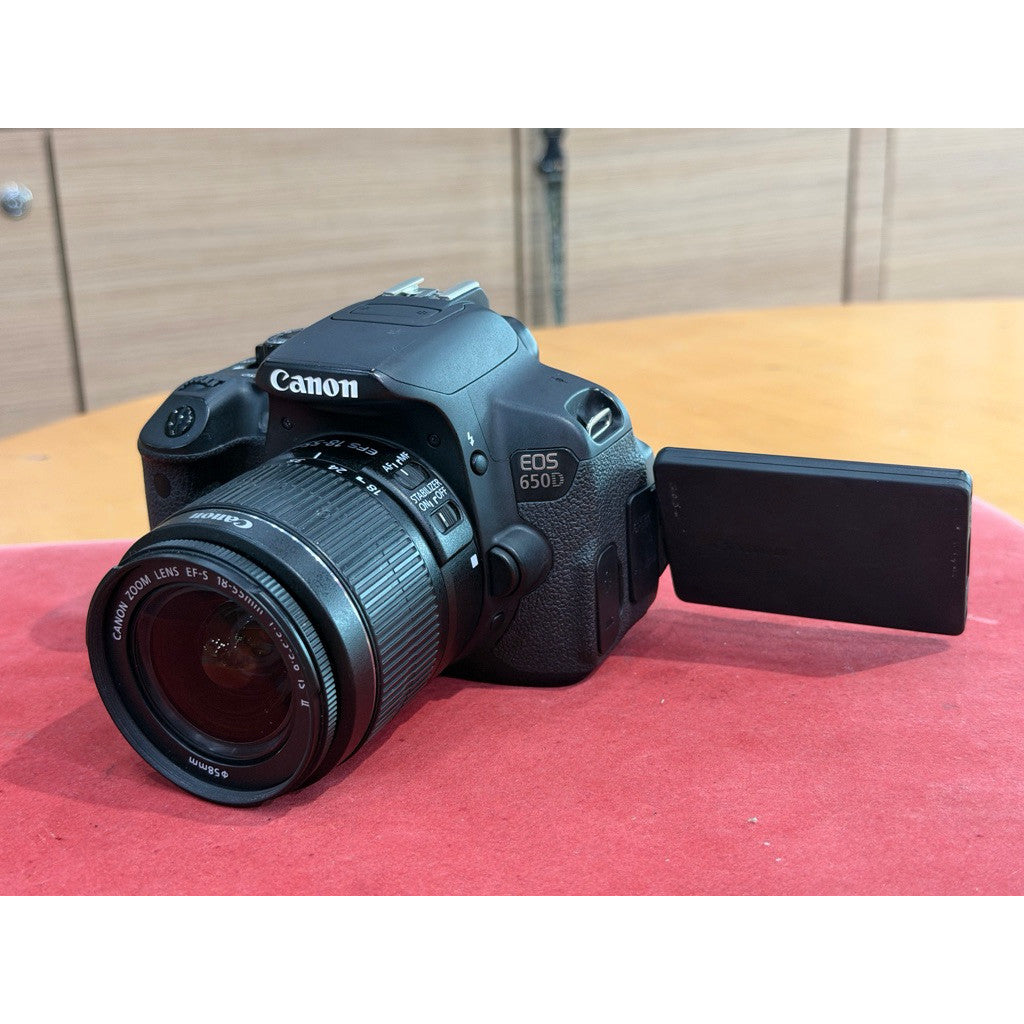 Used Canon EOS 650D + 18-55mm lens
