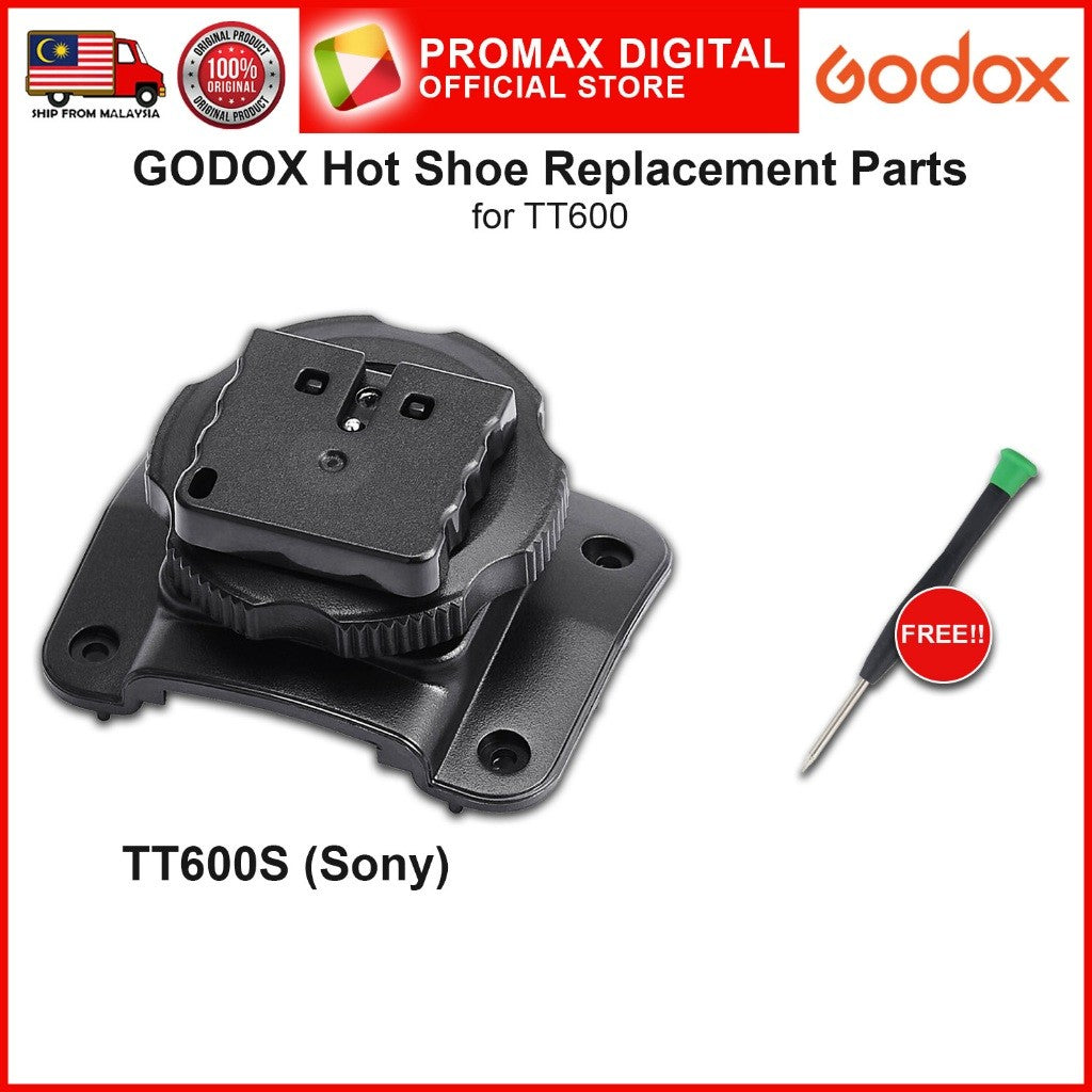 Godox Hot Shoe Replacement Parts for TT600 TT600S Canon Nikon Sony Fujifilm Panasonic Olympus