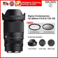 SIGMA 16-300mm F3.5-6.7 Contemporary LENS DC O (L /Sony E /Fuji X /Canon RF Mount)(FREE UV67+CPL67+CLEANING KIT)