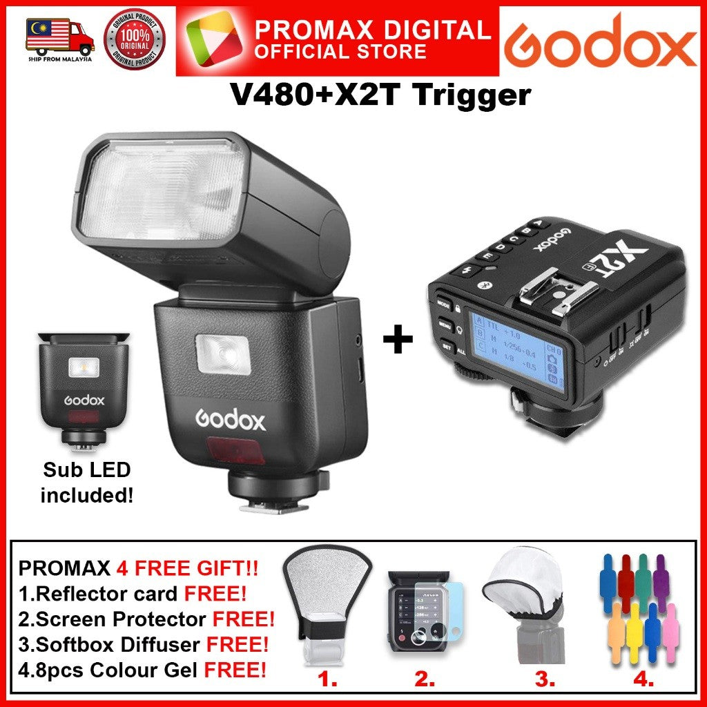 GODOX V480 C / N / S / F / O TTL Li-ion Camera Flash