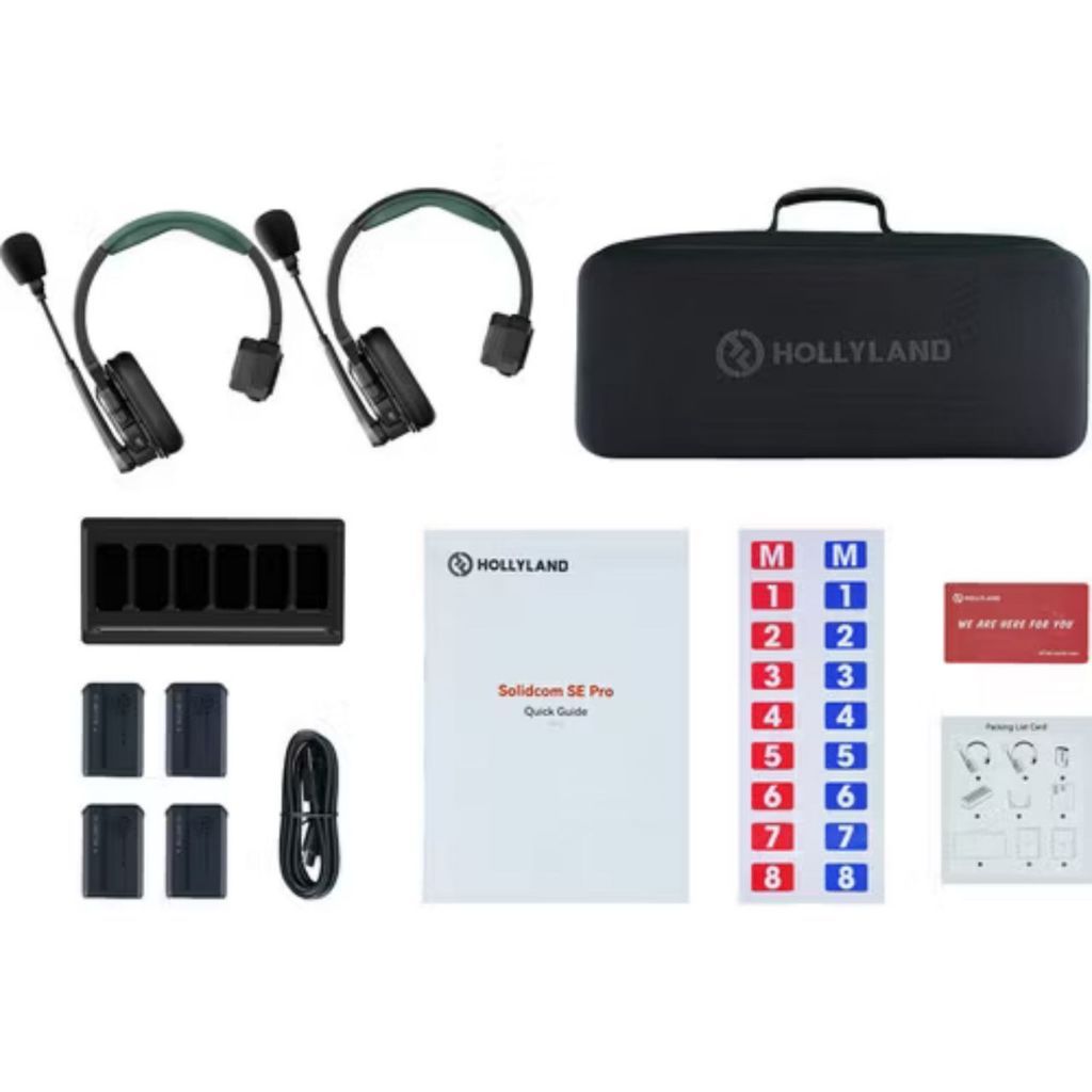 HOLLYLAND SOLIDCOM SE PRO SEAMLESS TEAM TALK 2S/ 4S / 6S / 9S Wireless Headset Intercom System