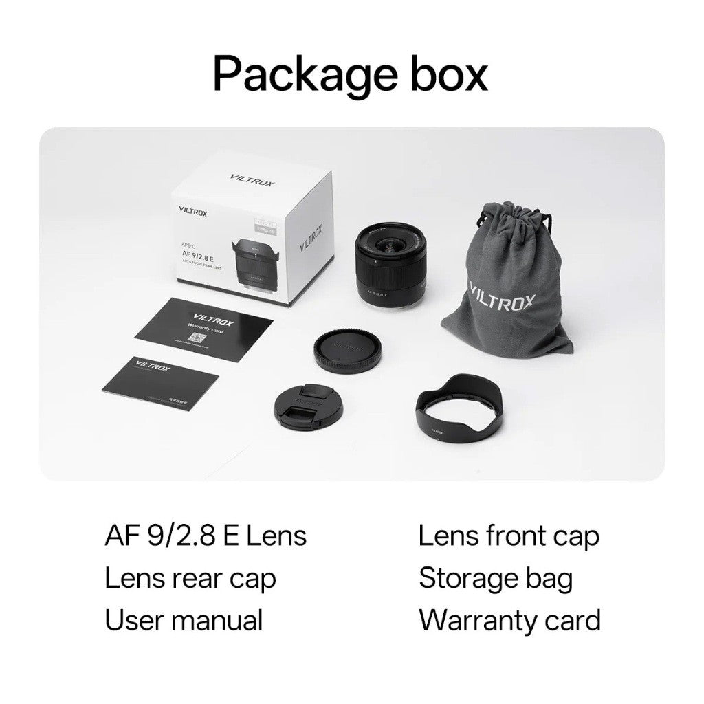 VILTROX AF 9mm f2.8 AIR APS-C Wide Angle Lens Large Aperture Viltrox 9mm