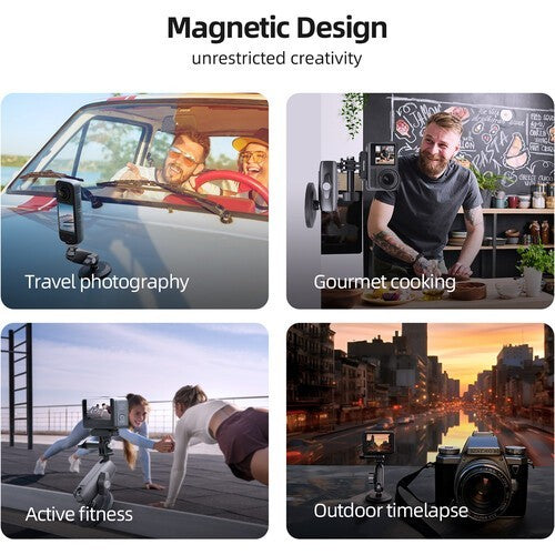TELESIN CMM-001 MAGNETIC BASE CAMERA SUCTION CUP MOUNT FOR CAMERA ACTION CAMERA