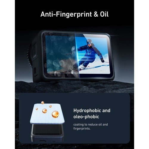TELESIN S6-FLM-25 TEMPERED GLASS SCREEN PROTECTOR FOR DJI ACTION 6 (1 SET) ACTION CAMERA