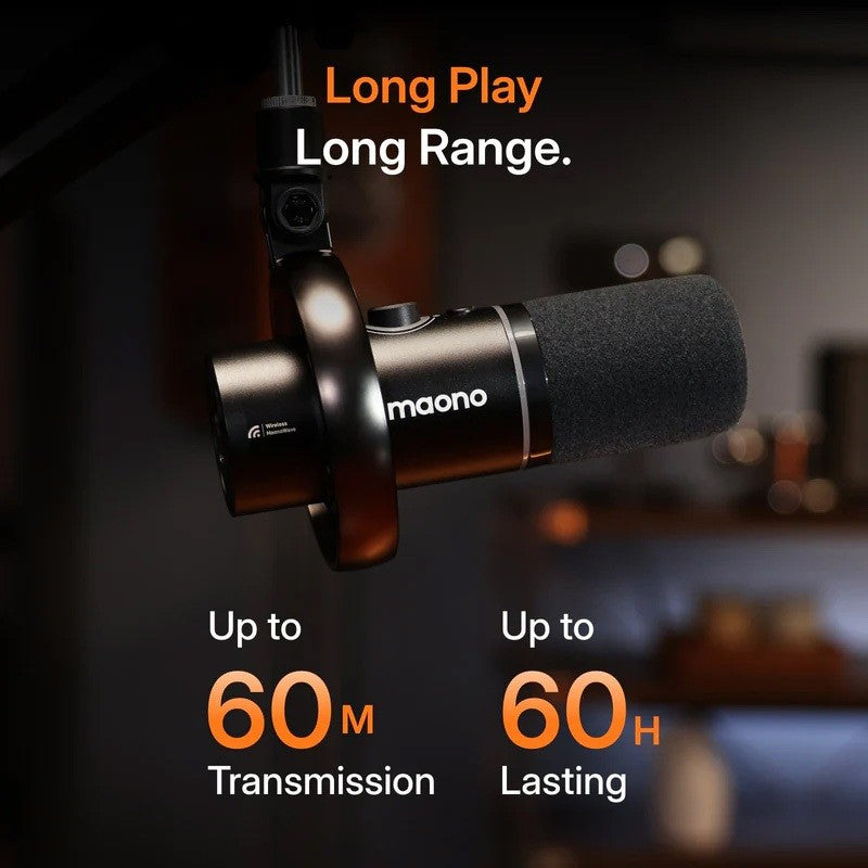 MAONO PD200WT PD200WS HYBRID PODCAST MICROPHONE WITH ARM PODCAST MIC FOR PC MAC SMARTPHONE CAMERA
